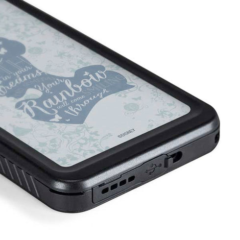 Disney Cinderella Faith In Your Dreams Silhouette Galaxy S24 Waterproof Case